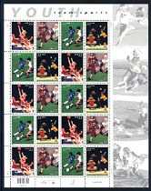 Youth Team Sports Mint Sheet of 20 Stamps United States, 2000